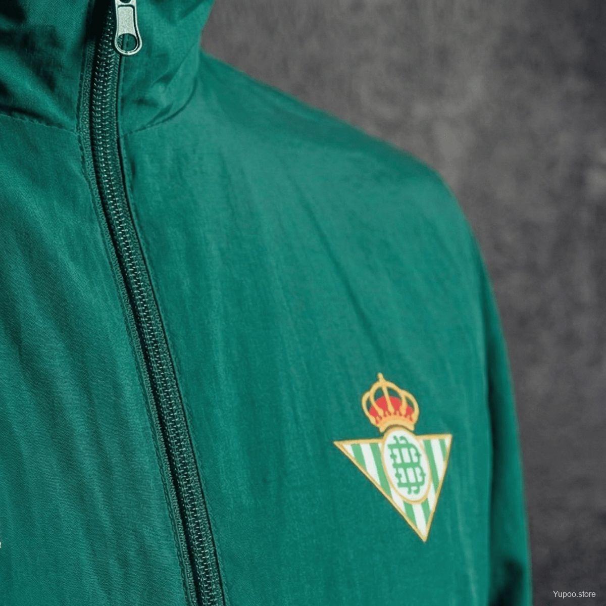2026 Real Betis Green And Yellow Reversible Full Zipper Jacket - Image 22
