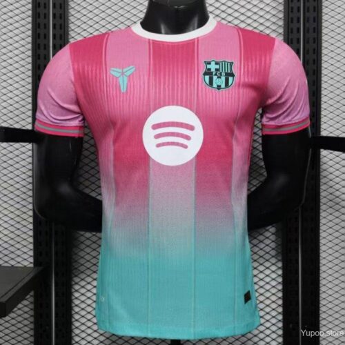 Player Version 25/26 FC Barcelona Pink with Gradient Fade Jersey