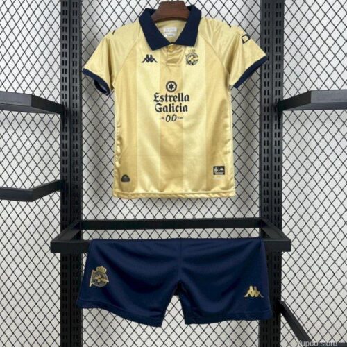 2025/26 KidsDeportivo De La Coruna 25th Anniversary Edition Kit