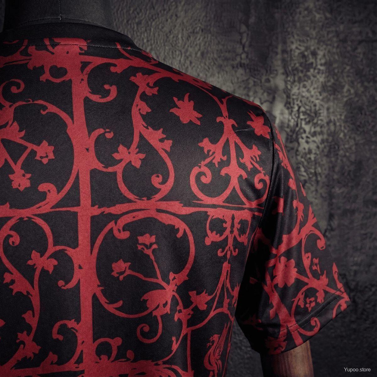25/26 Liverpool Training Jersey Red And Black Jersey - Image 13