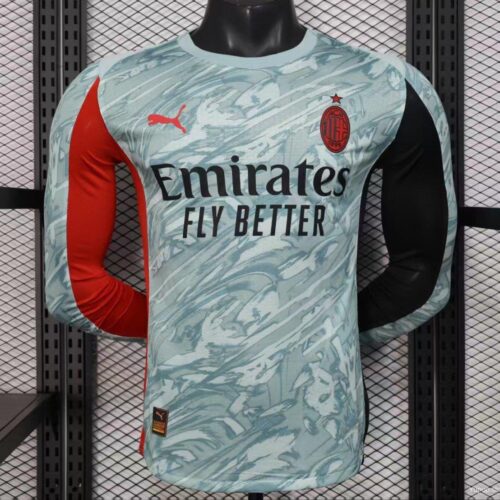 25/26 Player Version AC Milan Home Goalkeeper Long Sleeve Jersey