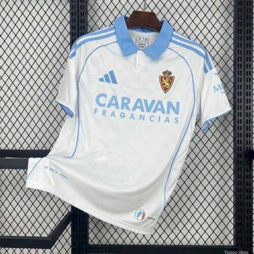 25/26 Real Zaragoza Home Jersey