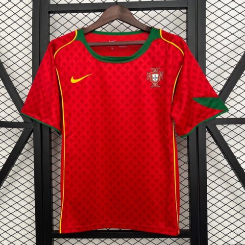 2004 Retro Portugal Home Jersey