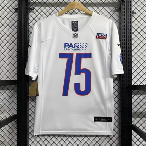25/26 PSG NFL White Jersey