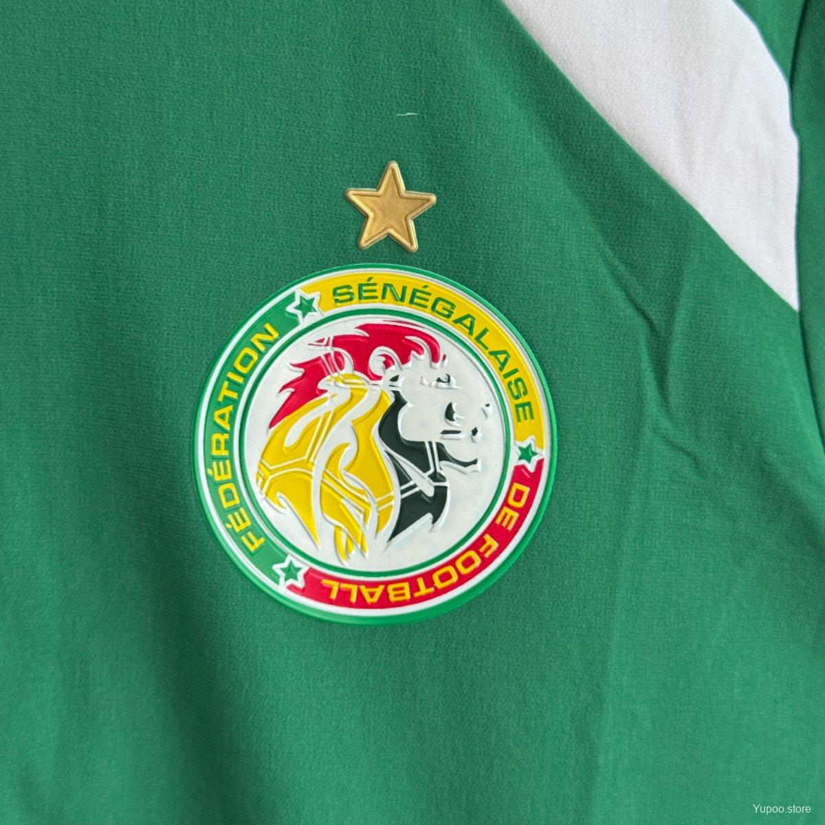 25/26 Senegal National Team Green Full zipper Jacket Tracksuit+ long pants - Image 4