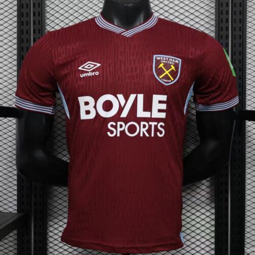 Player Version 25/26 West Ham Home Jersey