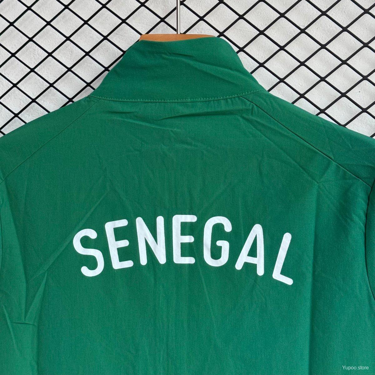 25/26 Senegal National Team Green Full zipper Jacket Tracksuit+ long pants - Image 9