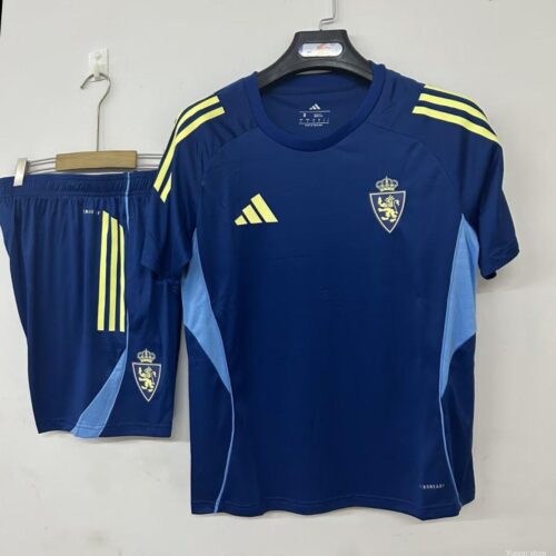 25/26 Real Zaragoza Training Jersey Royal Blue+Shorts