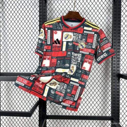 2025/26 Real Madrid Doodle Board Jersey