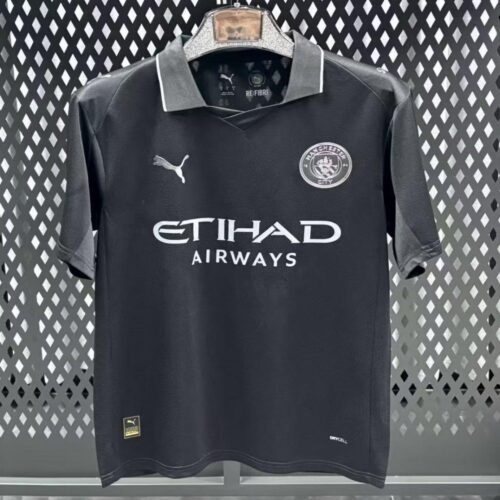 25/26 Manchester City Away Black Jersey