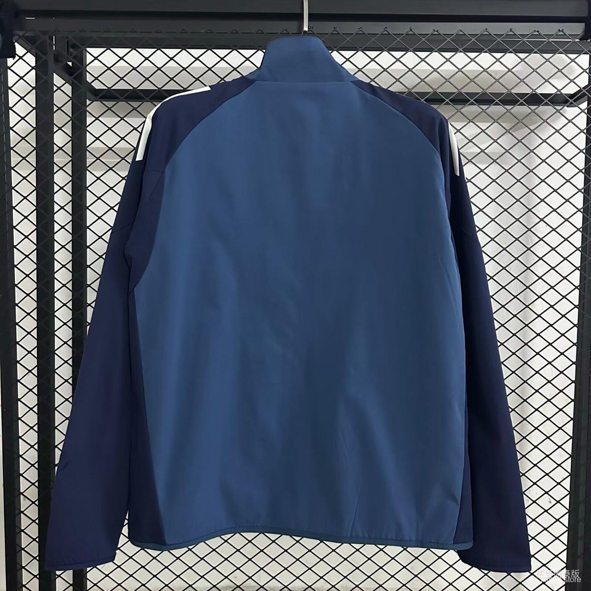 25/26 Arsenal Blue/Navy Full Zipper Windbraker - Image 5