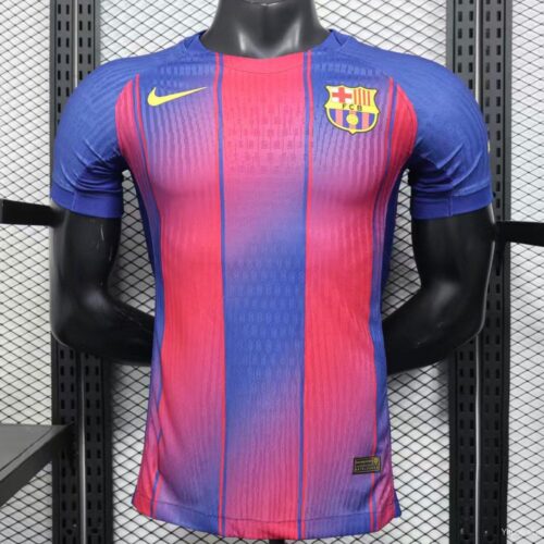 Player Version 25/26 Barcelona Home Jersey Without Sponsor
