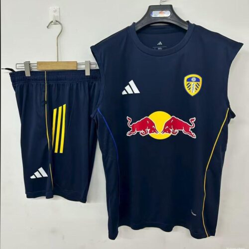 25/26 Leeds United Vest Jersey Royal Blue+ Shorts