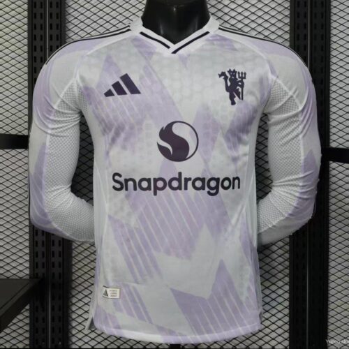Player Version 25/26 Manchester United Away Long Sleeve Jersey