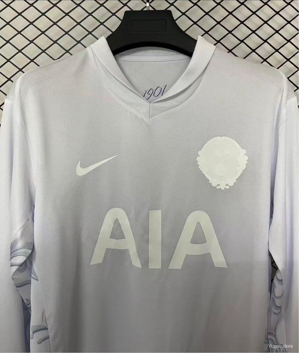 25/26 Tottenham Hotspur 125Th Anniversary White Long Sleeve Jersey - Image 2