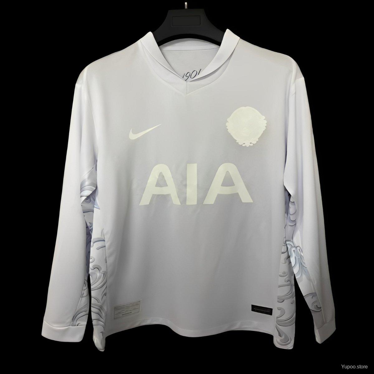 25/26 Tottenham Hotspur 125Th Anniversary White Long Sleeve Jersey - Image 5