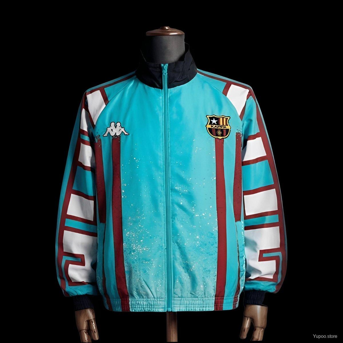 1996/97 Vintage Style Barcelona BARCA#9 Jacket Windbreaker